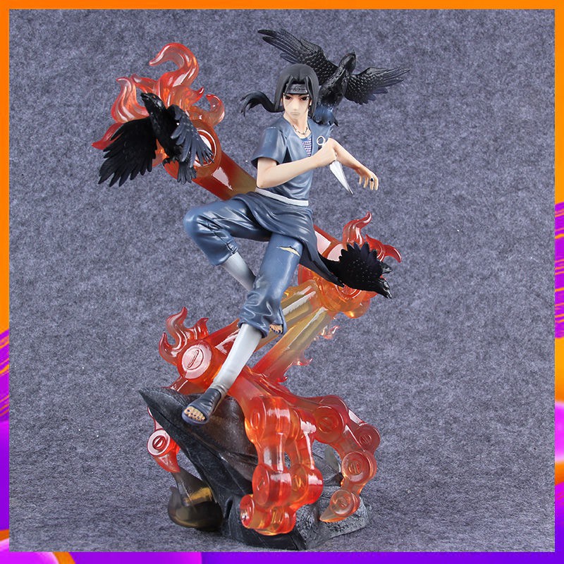 Naruto Uchiha Itachi GK Hậu trường Kỷ niệm Itachi Bức tượng cảnh Mô hình đóng hộp