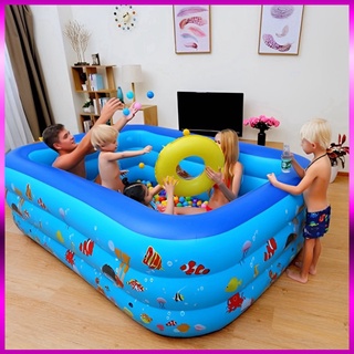 Bể Bơi, Phao Bơi Trong Nhà ⚡Loại Dày⚡ Hình Chữ Nhật 1m2, 1m3 , 1m5, 1m8, 2m1 | 2 Tầng, 3 Tầng | Hàng Tốt