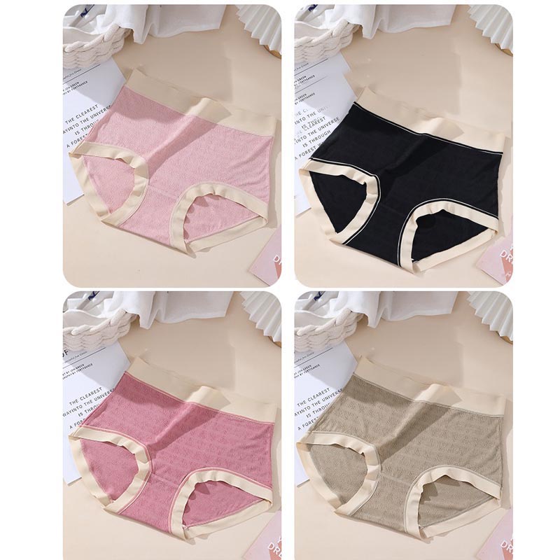 Quần lót ZXYOUPING cotton lưng cao thời trang cỡ lớn L-3XL