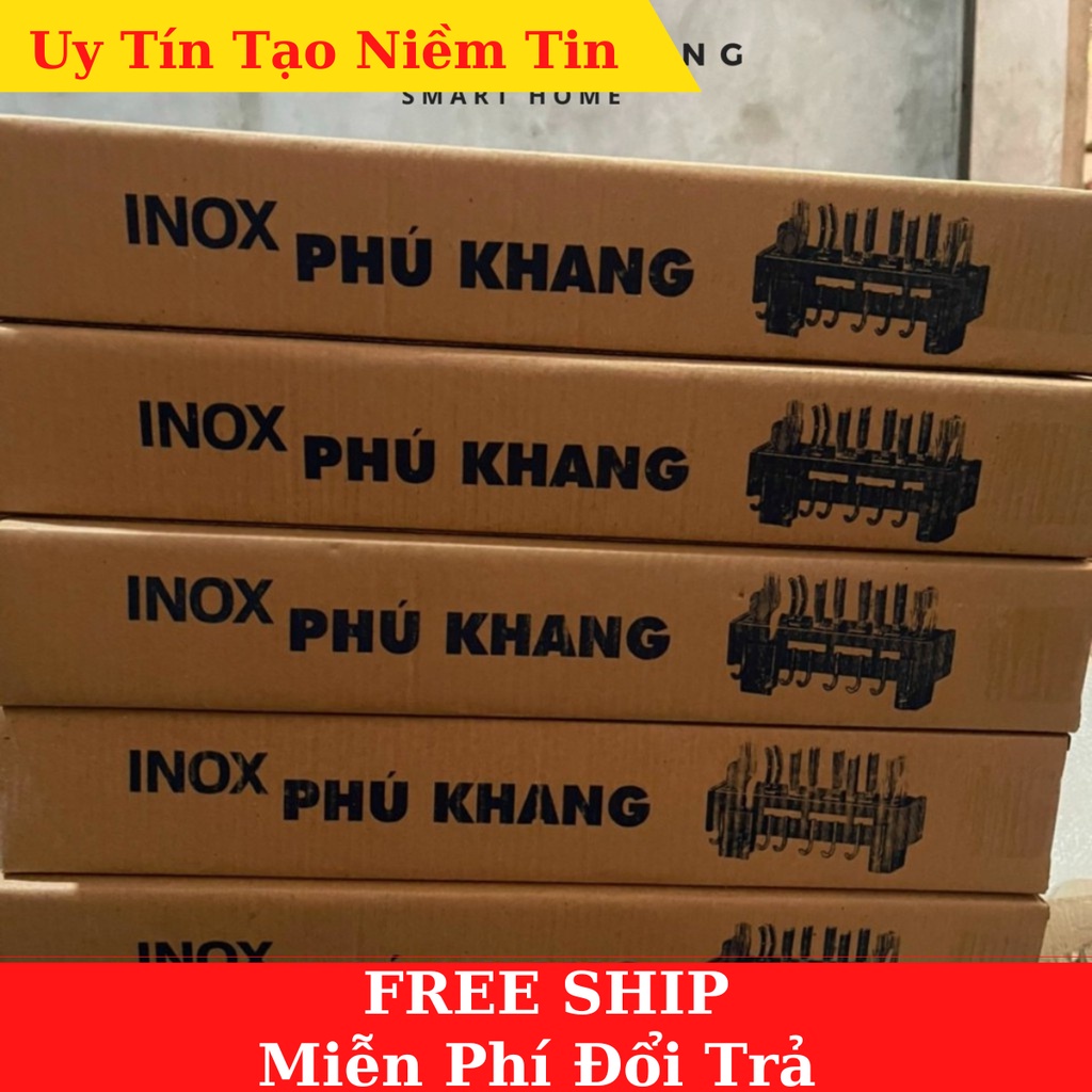 Giá để dao đũa thìa gia dụng dán tường Thép không gỉ không cần khoan