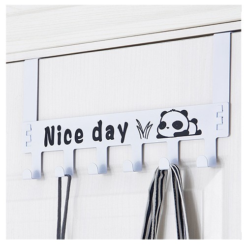 Móc Treo Đồ Sau Cửa Kim Loại Decor Có Chữ NICE DAY Dễ Thương - Dễ Dàng Thay Đổi Vị Trí