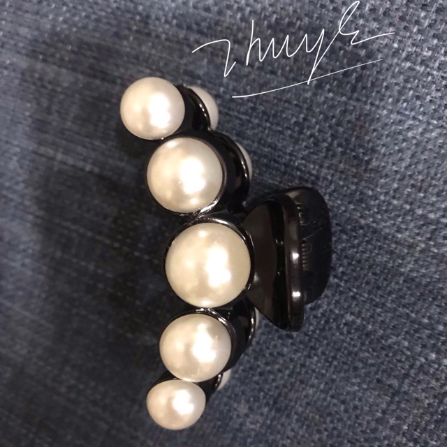 Kẹp tóc hạt châu