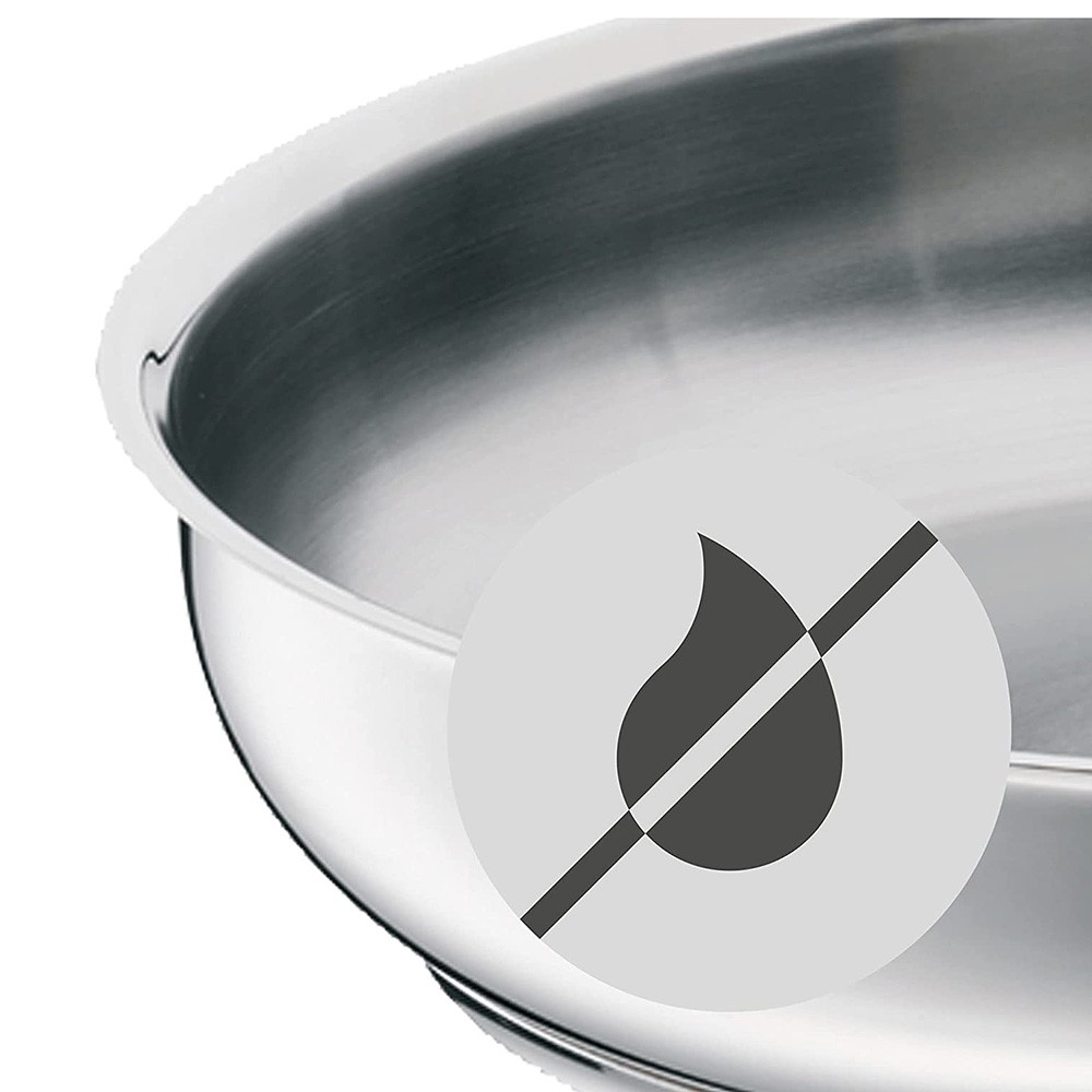 Chảo WMF Profi 24cm chất liệu inox hàng đức