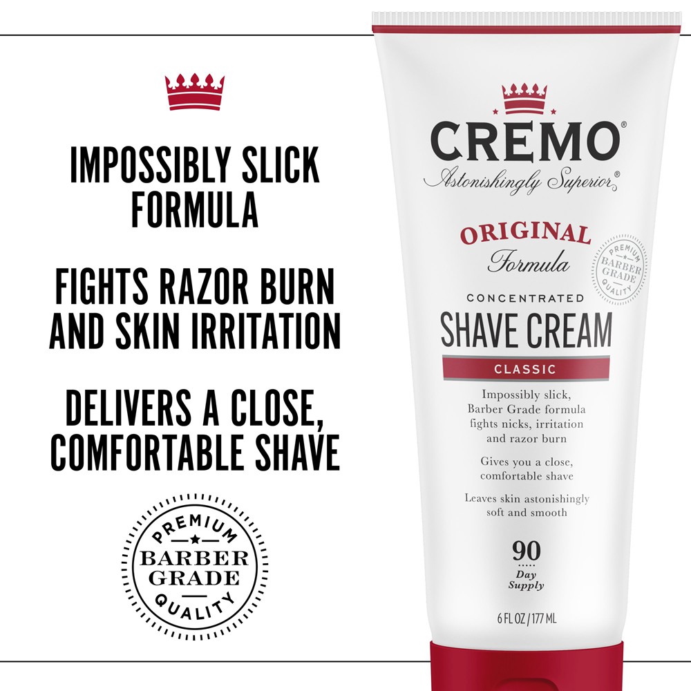 Kem cạo râu Cremo Shave Cream nhiều mùi, 177ml