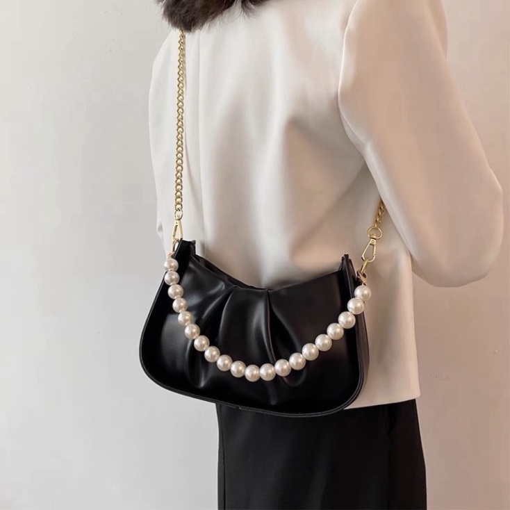 Túi Xách Nữ  BÁN HOÀ XIN 5*  Túi Đeo Chéo Túi Kẹp Nách Dây Ngọc Mẫu Mới 2021