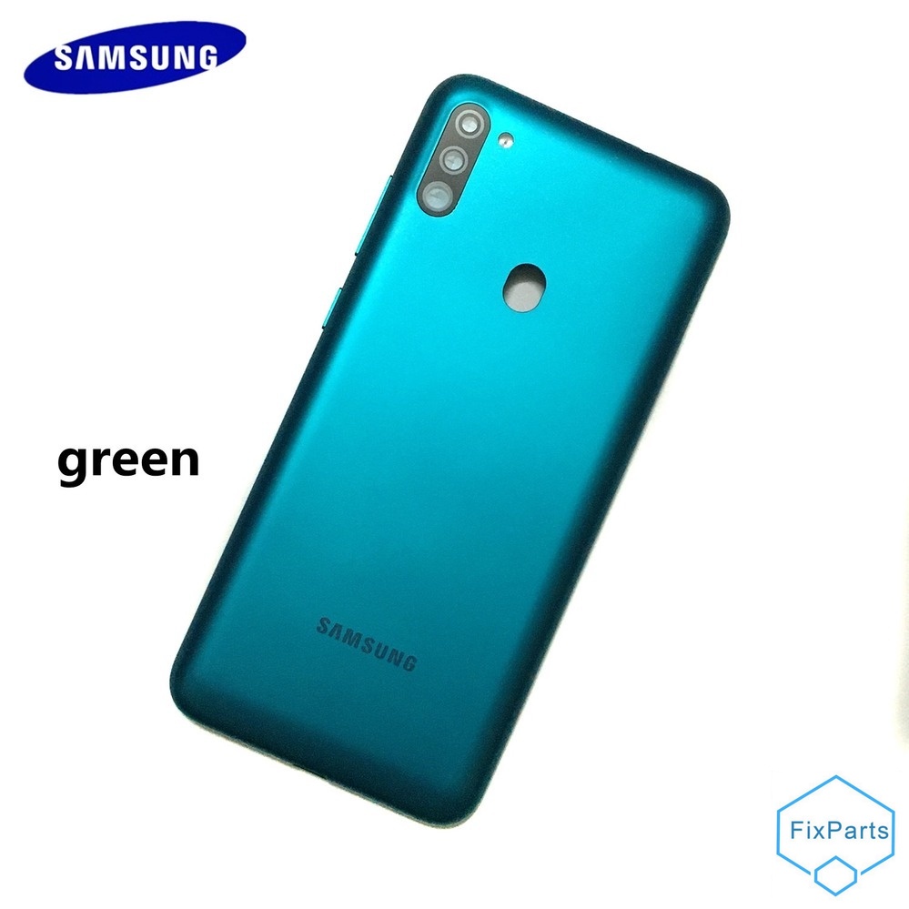 Ốp Điện Thoại Khung Pin Có Nút Mặt Sau Cho Samsung Galaxy M11 M115