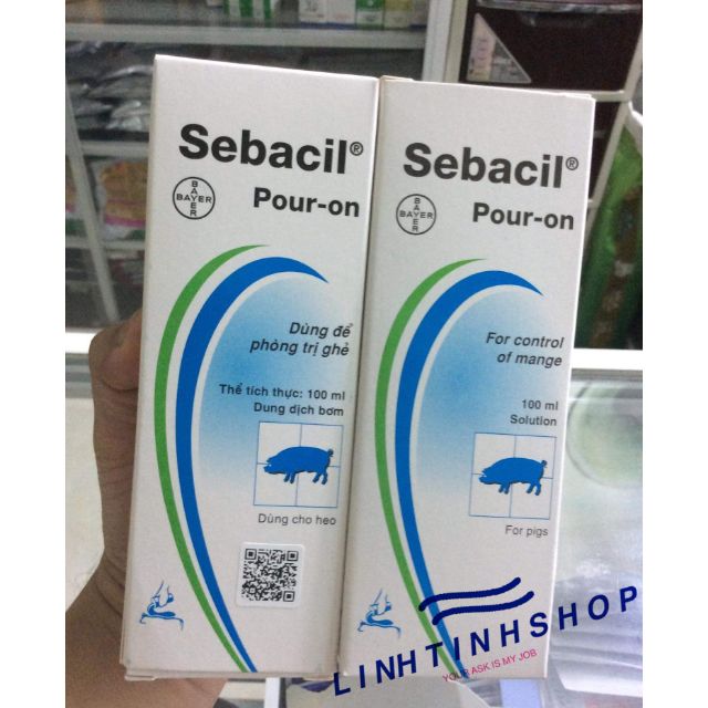 Sebacil Pour-on - Phòng trị ghẻ, ve và rận trên heo, chó