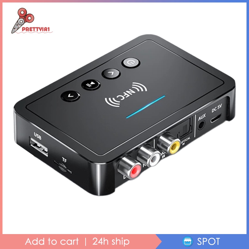 Thiết Bị Truyền Nhận Tín Hiệu Âm Thanh Bluetooth Không Dây NFC Prettyia1 RCA