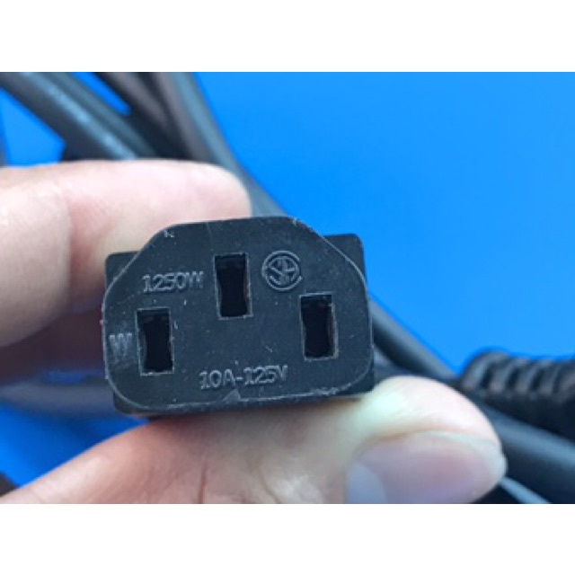 Dây nguồn 10a 3 chân tiếp địa chuẩn mỹ hàng xịn , dây nguồn máy tính PC