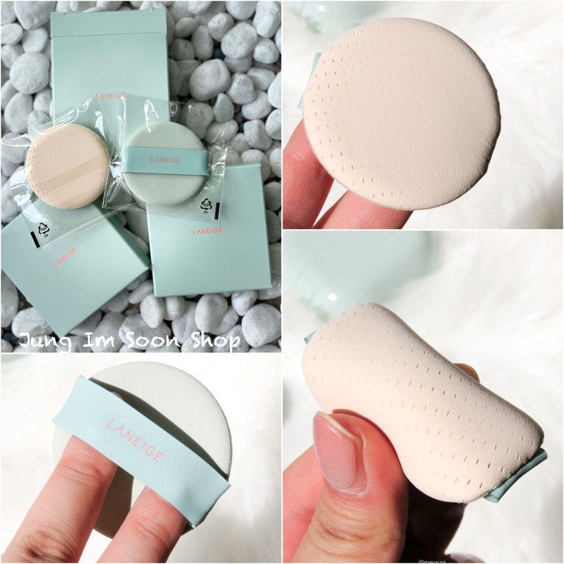 Bông Phấn Nước Lanegie Neo Cushion Matte Puff-Màu Xanh