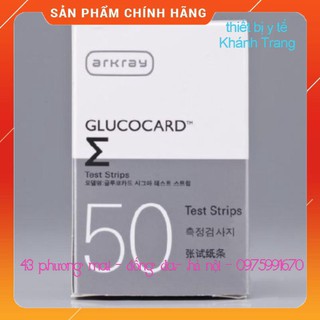 Que thử đường huyết Arkray, chính hãng, date dài, hộp 50 que