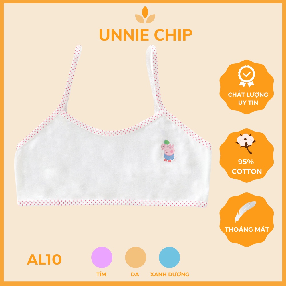 Áo lót học sinh AL10 cotton thoáng mát không đệm mút