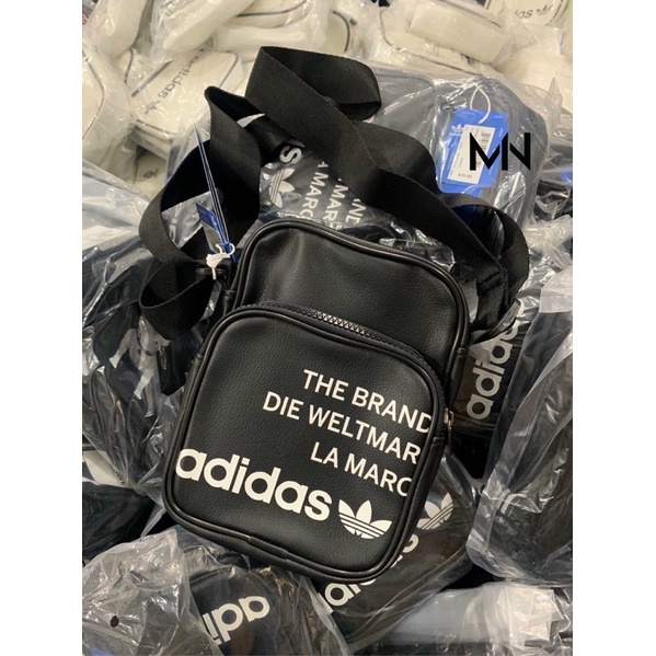 Túi Đeo Chéo nam nữ Adidas Full Tag Code Da Mềm Mịn Cao Cấp Made In Thailand Bảo Hành 6 Tháng,Mini Bag Adidas cao cấp