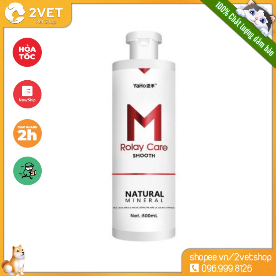 Sữa Tắm Rolay Care – Dầu Tắm Dành Cho Chó Mèo – Thể Tích 500ml - Chăm Sóc Lông Cho Thú Cưng