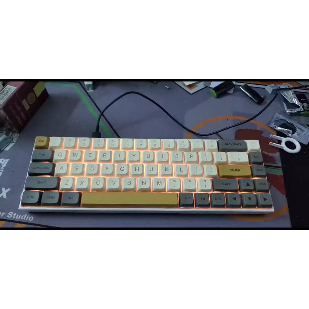 Keycap Shimmer Nhựa PBT Cao Cấp, Profile XDA, In DyeSub 125 Phím
