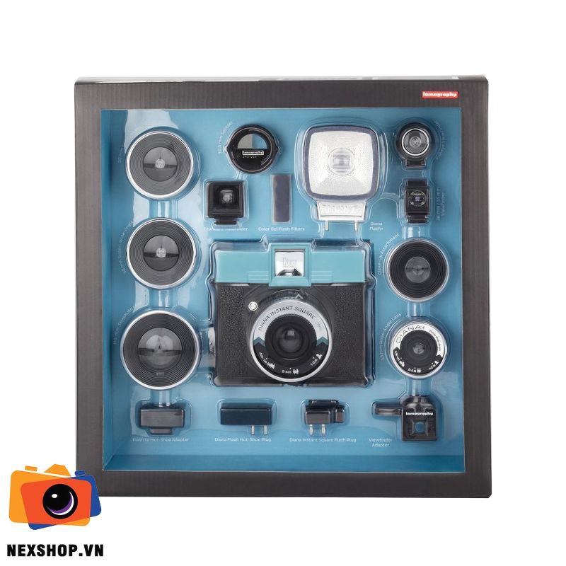 Máy Ảnh Phim Lomo Diana Instant Square Camera Deluxe Kit | Chính hãng