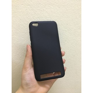 Ốp lưng dẻo đen cho Xiaomi Redmi 5A Tặng kính cường lực