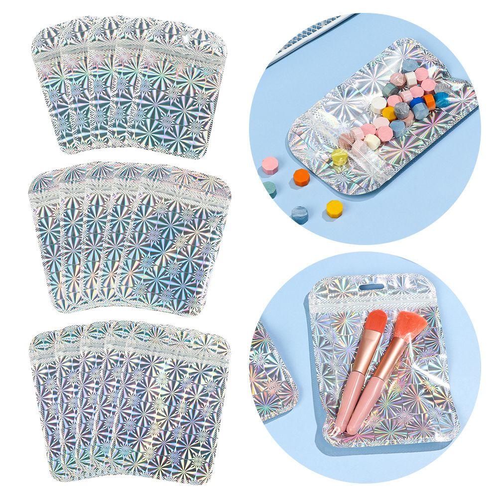 Bộ 50 Túi Zip Tự Dính Có Lỗ Treo Trưng Bày Trang Sức Tiện Dụng
