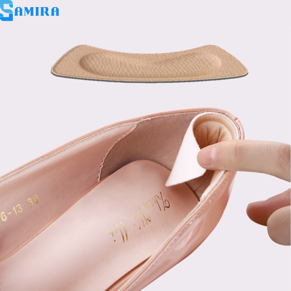 Cặp lót giày bảo vệ gót chân 4D cao cấp giảm đau giảm size chống tuột gót phù hợp mọi kiểu giày nam nữ SA7