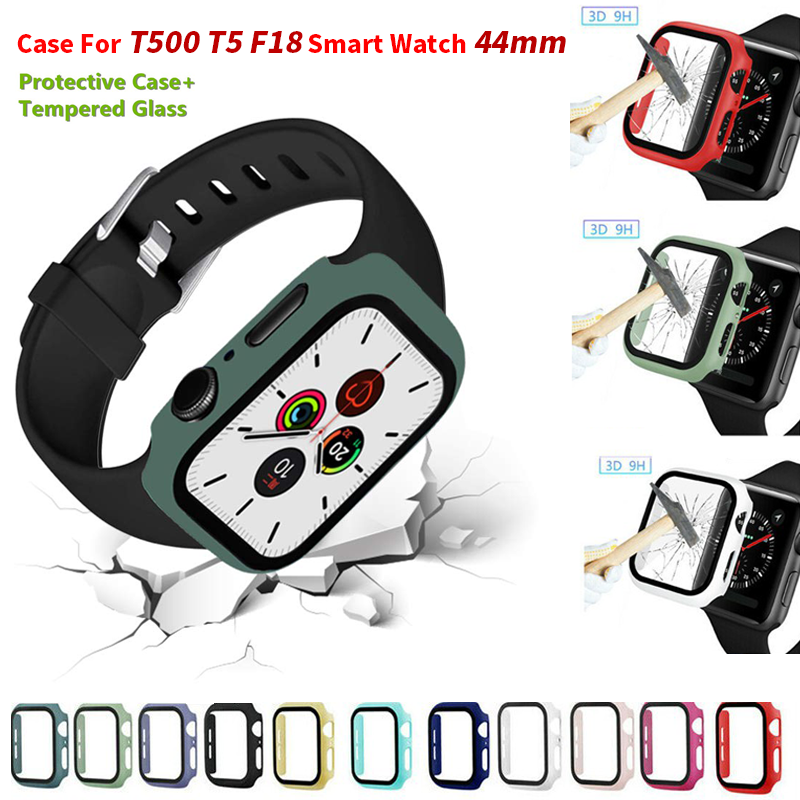 Ốp bảo vệ đồng hồ T500 Smart Watch 44mm + kính cường lực T500 T5 F18