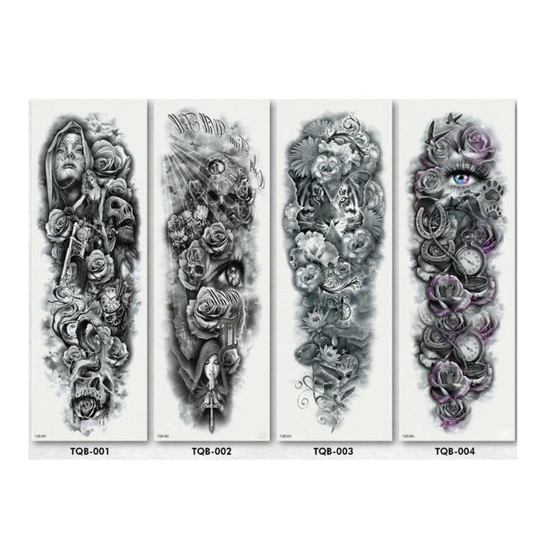 Hình Xăm Dán Cánh Tay Phong Cách Cá Tính Chống Thấm Nước 48cm x 17cm | BigBuy360 - bigbuy360.vn