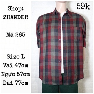 Áo 2hand sơ mi Flannel (inbox shop để chọn mẫu)