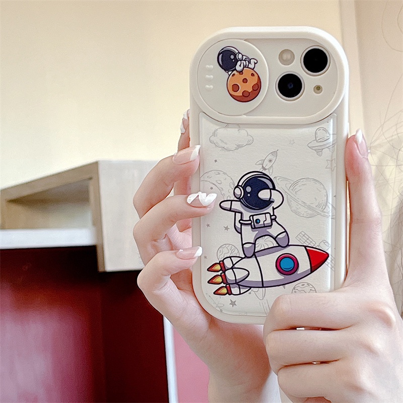 Ốp Điện Thoại Chống Sốc Có Đệm Khí Hình Phi Hành Gia Cho iPhone 12 13 11 PRO MAX XR 11 12 PRO 13 PRO MAX 14 14 PRO
