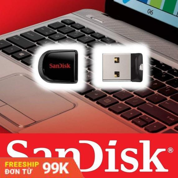 USB Sandisk Cruzer Fit 32GB - 64GB nhỏ mini