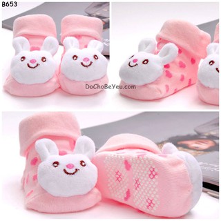 Vớ cho bé sơ sinh hình thú 3D (Set 2 đôi)