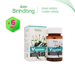 Combo liệu trình 6 hộp VAGABIDO Dược Bình Đông - Giúp giảm đau mỏi vai gáy, tê bì chân tay - hộp 60 viên nang