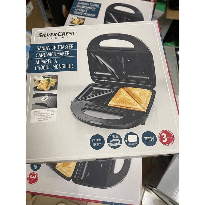 MÁY LÀM SANDWICH SILVERCREST SSWM 700B1