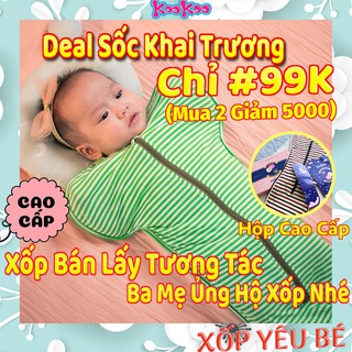 Nhộng Chũn KooKoo Đóng Hộp Cao Cấp , Túi Ngủ Cho Bé Quấn Chũn Cao Cấp - Mang Giấc Ngủ An Yên Cho Con Yêu