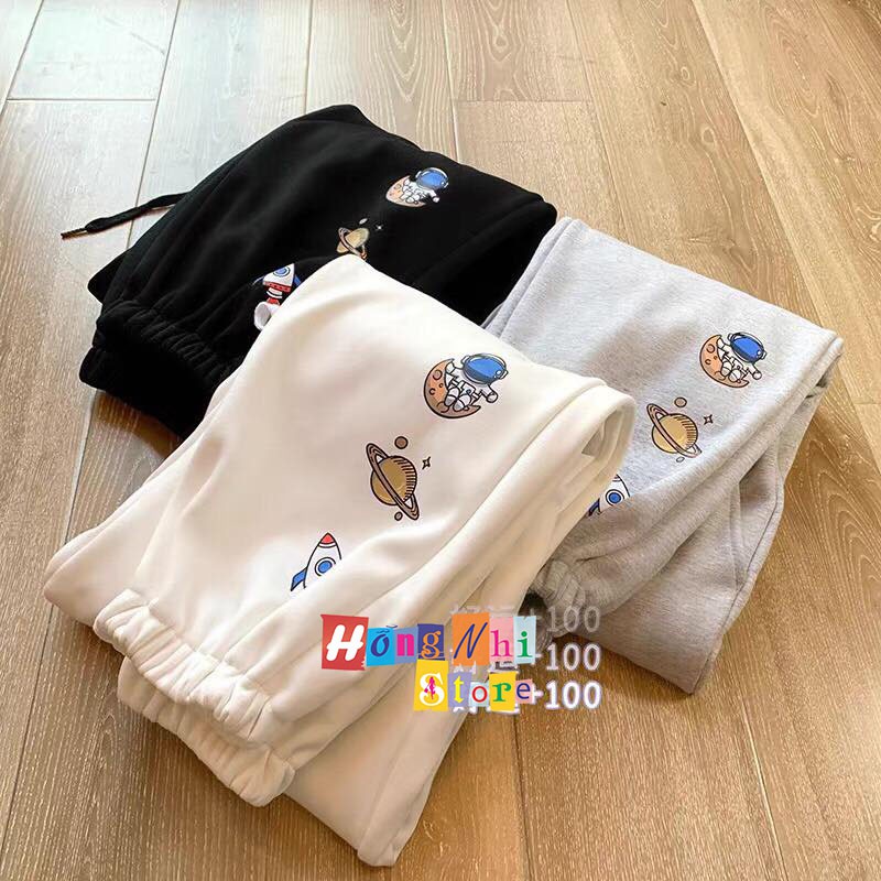 Quần Jogger In Hình Jogger Bo Lai Dáng Rộng Ulzzang Unisex - MM