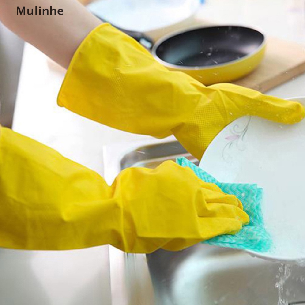 Găng Tay Cao Su Rửa Chén Chống Thấm Nước Tiện Lợi