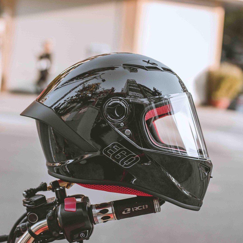 Nón bảo hiểm Fullface EGO E7 (Đen Bóng)