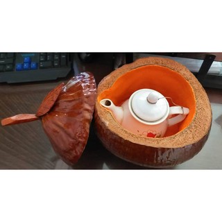 VỎ BÌNH GIỮ ẤM BÌNH TRÀ TRÁI DỪA