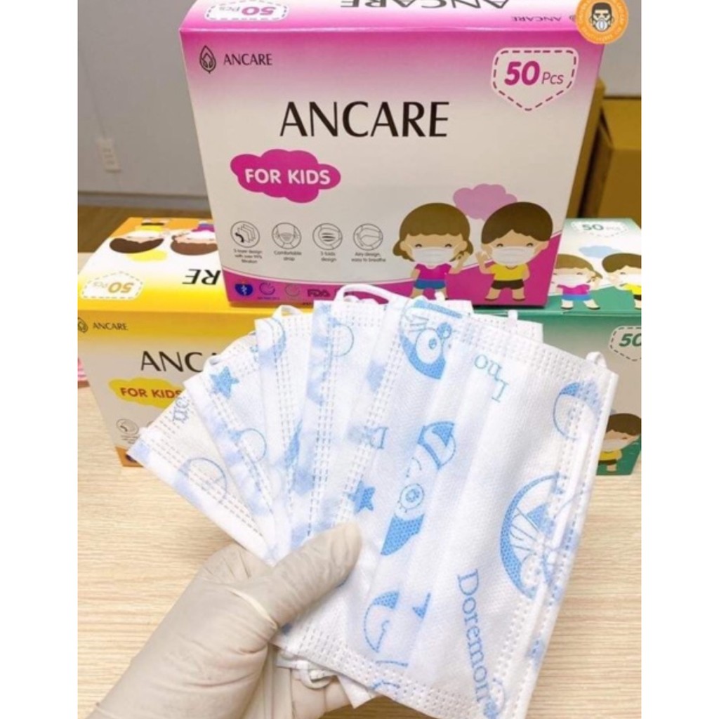 Khâu Trang Y Tế 4 Lớp Giấy Kháng Khuẩn Trẻ Em Hộp 50 Cái | BigBuy360 - bigbuy360.vn