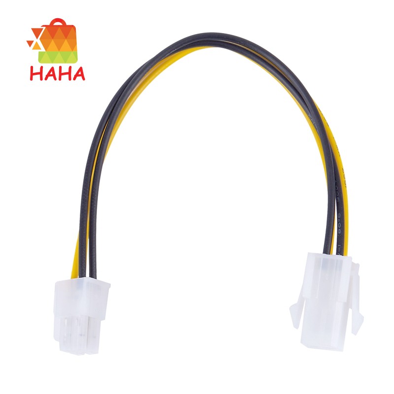 Dây Cáp Nối Dài 20cm / 8inch 12v 4 Pin Male Sang 4 Pin P4 Female Cpu