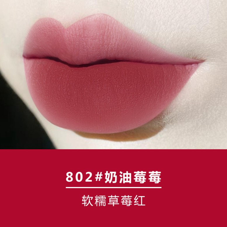 [Hàng mới về] Son Kem Lì Mịn Như Nhung Không Dính Cốc Thỏi Màu Bùn Hình Chiếc Nơ Xinh Xắn | BigBuy360 - bigbuy360.vn