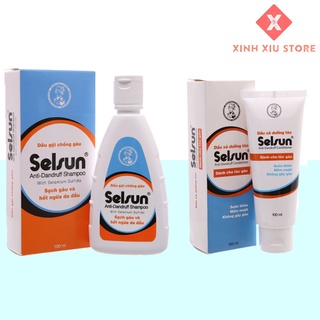 Dầu Gội-Dầu Xả Selsun Ngừa Gàu, Giảm Ngứa Da Đầu Anti-Dandruff
