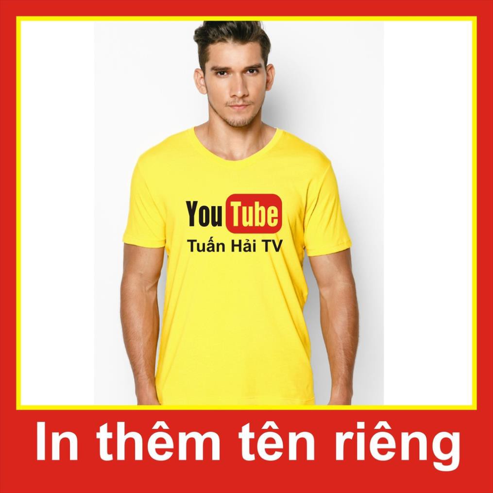 áo phông youtube hàng đẹp,in thêm tên riêng theo yêu cầu,thun, kênh 👑 * ' * '