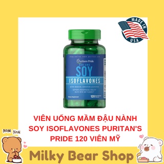 Viên uống mầm đậu nành soy isoflavones puritan's pride 120 viên