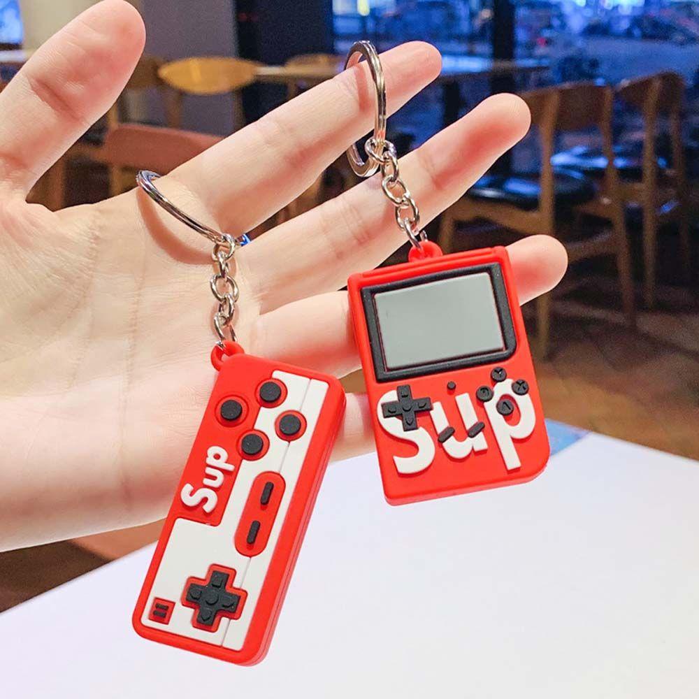 Móc Khóa Gắn Máy Chơi Game Cầm Tay Bằng PVC Kiểu Retro Dễ Thương