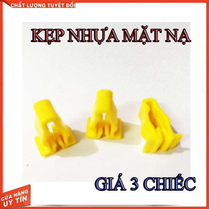 🥇 CHỐT KẸP NHỰA VÀNG GẮN MẶT NẠ XE MÁY ( SH , SH MODE , LEAD, VISION ( GIÁ 3 CHIẾC) 🥇 (hình thật)