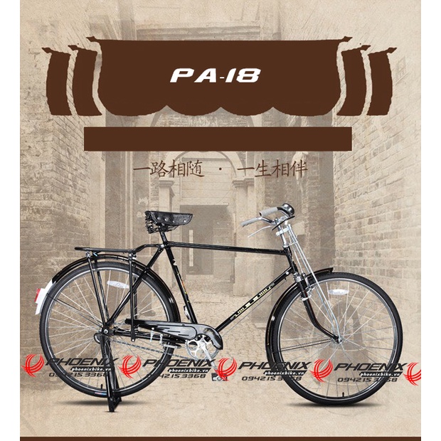 Xe đạp Phượng hoàng cổ PA-18 1 dóng 28 inch phanh đũa