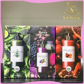 [CHÍNH HÃNG] Sữa Rửa Mặt Rau Củ Super Vegitoks Xanh 300ml