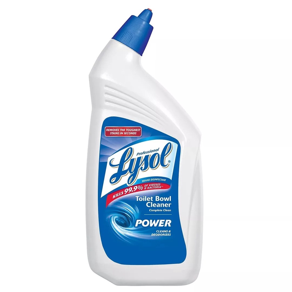 Nước tẩy rửa bồn cầu Lysol Advanced Toilet Bowl Cleaner làm sạch loại bỏ cặn vôi ghỉ sét đất khử mùi - EDS