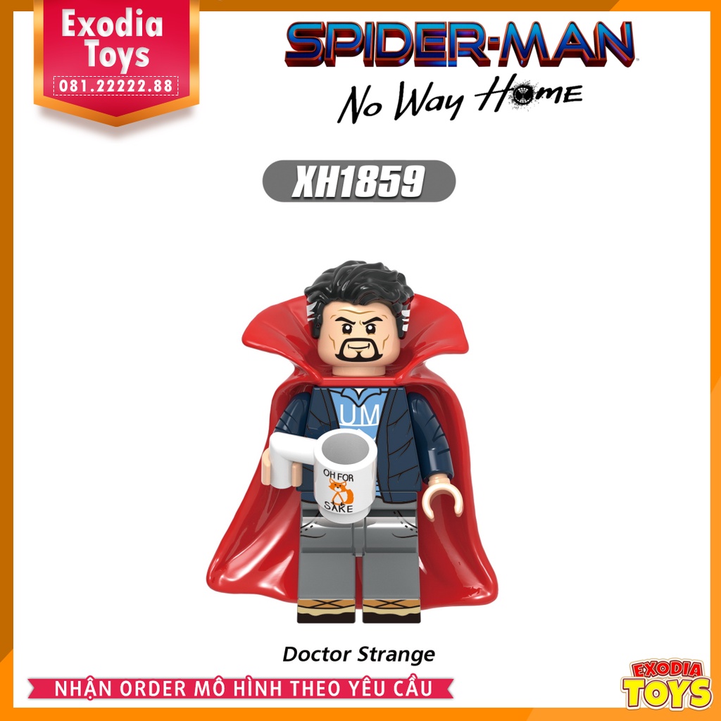 Xếp hình Minifigure Người Nhện Không Còn Nhà : Spider-Man No Way Home - Đồ Chơi Lắp Ghép Sáng Tạo - XINH X0331