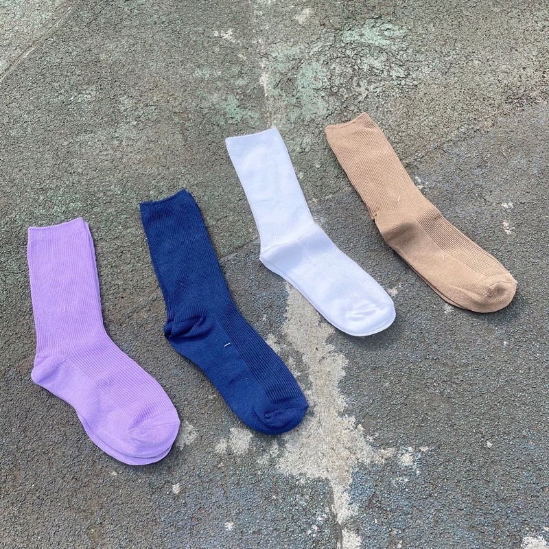 Tất / Vớ thun gân - 10 màu