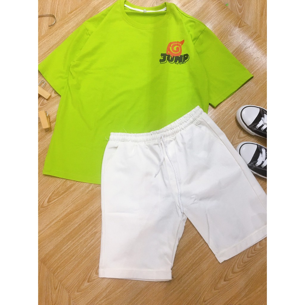 Quần Short Kaki Basic Unisex Nam Nữ ống suông cá tính